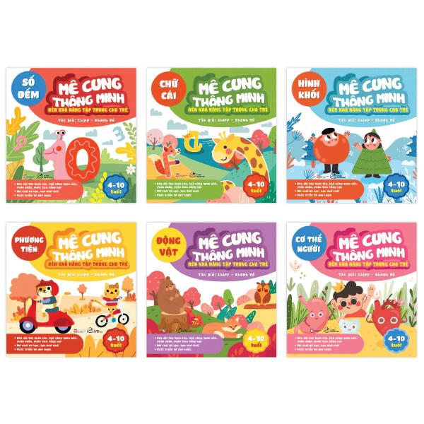 Bộ Sách Mê Cung Thông Minh - Rèn Khả Năng Tập Trung Cho Trẻ