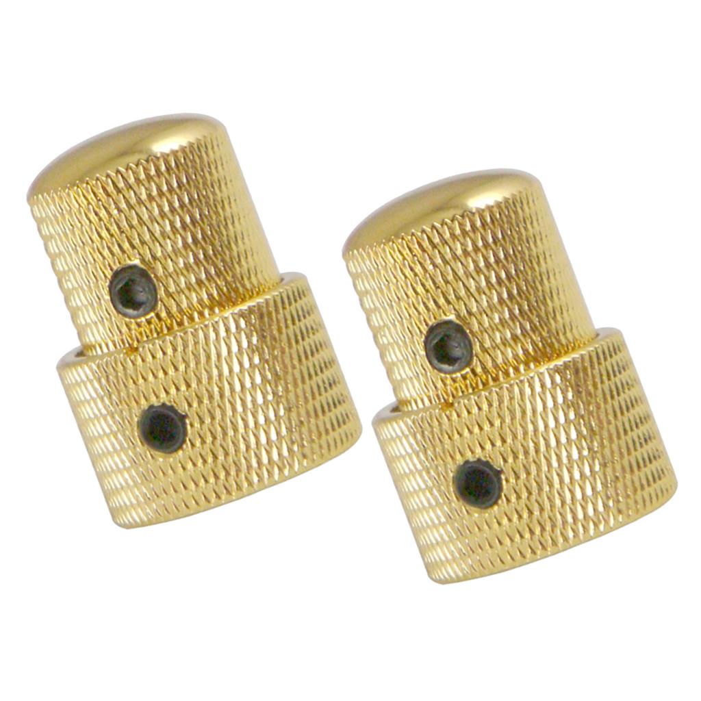 2 Cái Đàn Guitar Điện Bass Đôi Đồng Tâm Tập Tông Núm Điều Khiển Bộ
