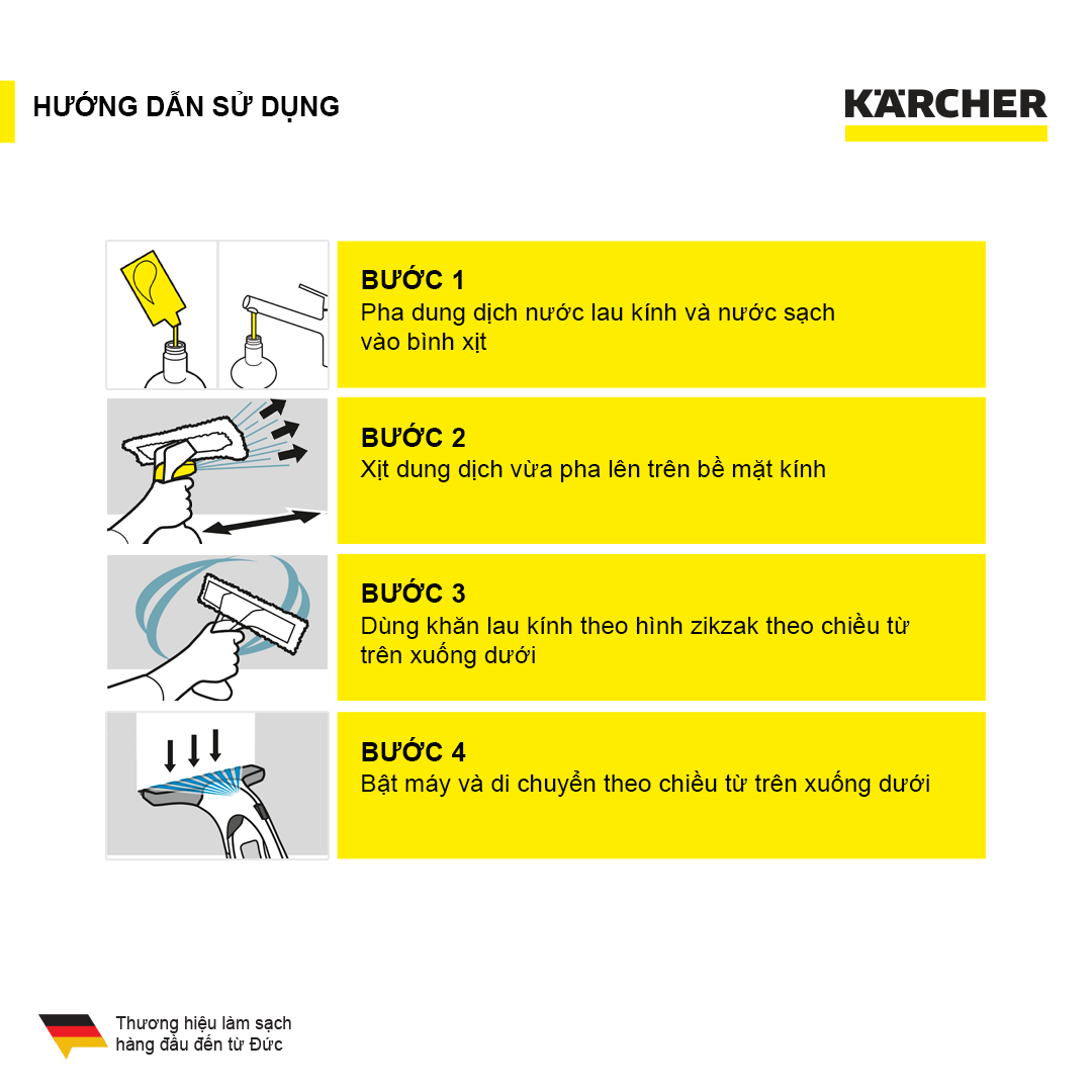 Máy Lau Kính Karcher WV6 Plus