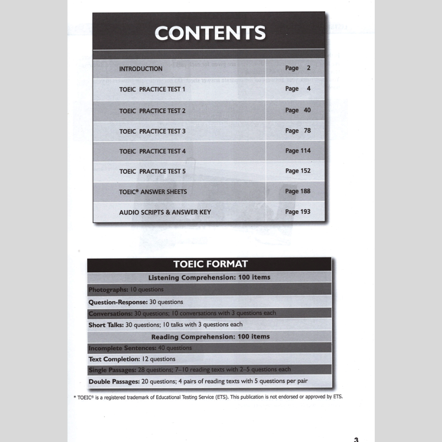Simply TOEIC 5 Practice Tests (Kèm CD)