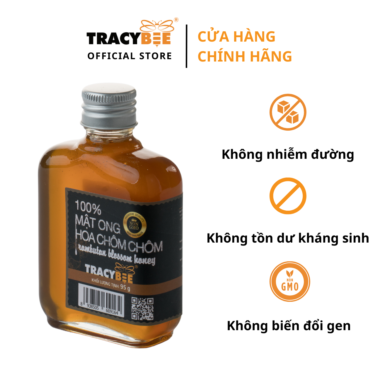 Hình ảnh Mật ong chôm chôm Tracybee 95gr