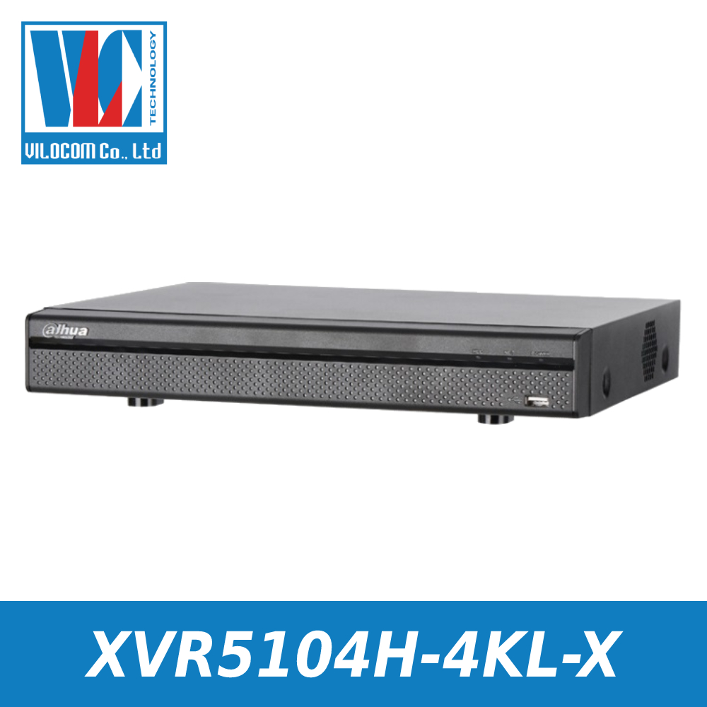 Đầu ghi hình 4 kênh HDCVI Dahua DH-XVR5104H-4KL-X - Hàng Chính Hãng