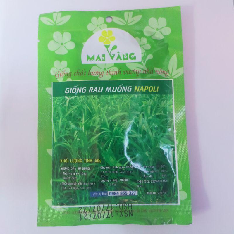Hạt giống Rau muống lá tre, đóng gói 50gr hoặc gói 100gr cực dễ trồng