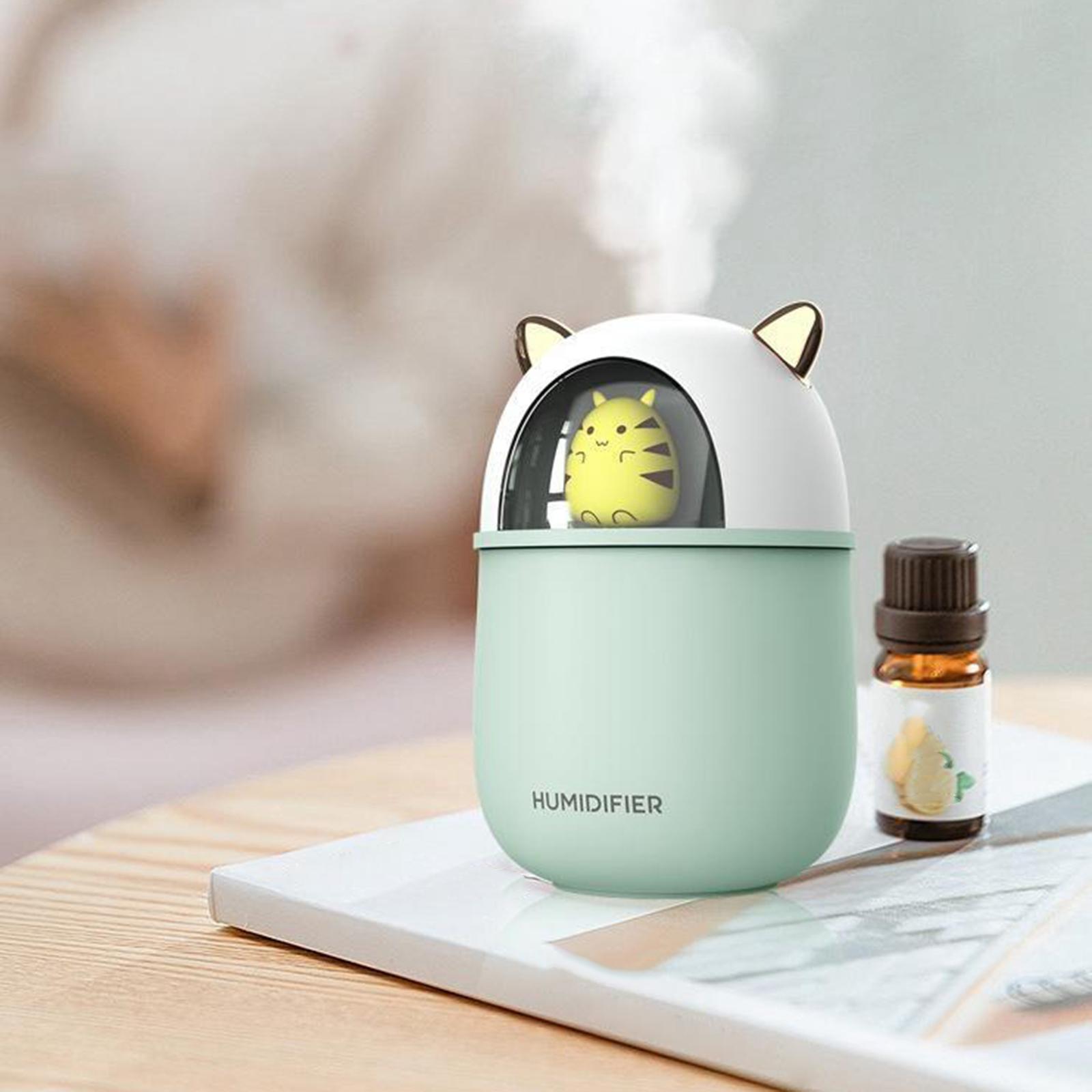 Cool Mist Humidifier Essential Oil Diffuser with 7-Color Lights 300ML for Bedroom Baby Humidifier