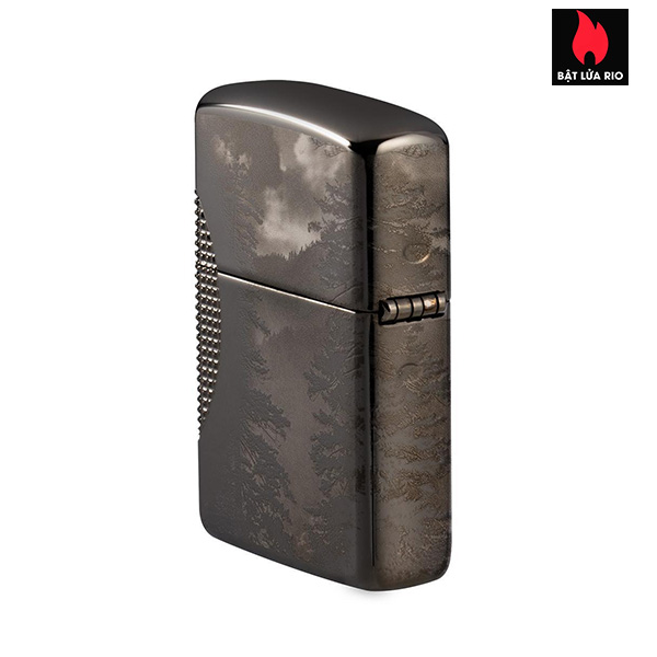 Bật Lửa Zippo 49353 – Zippo Armor Wolf Design Black Ice