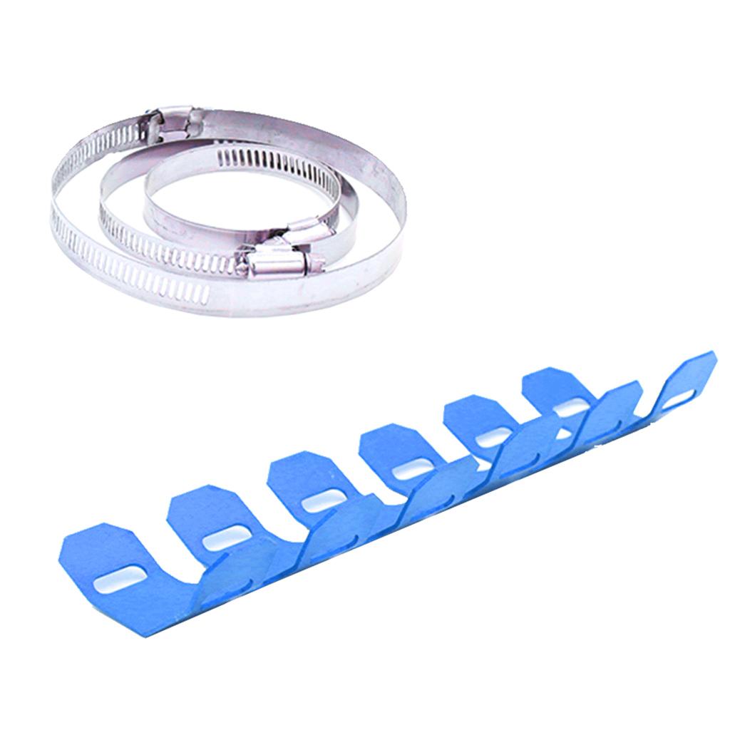 25CM Exhaust Mufflers Anti Hot Aluminum Heat Shield Cover Pipe Leg Protector for 2-stroke Motorcycles Motorbike Motorcross Dirt Bike