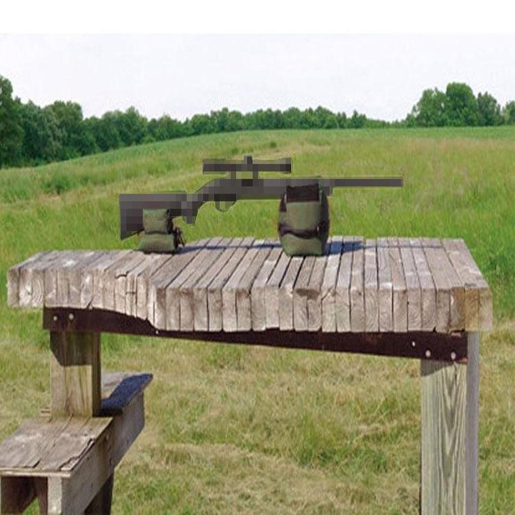 Front & Rear Hunting Bench Bag Camouflage+Black