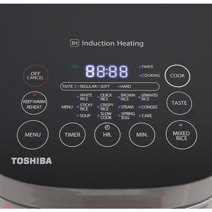 Nồi Cơm Cao Tần Toshiba RC-18IP1PV &amp; RC-10IP1PV, Công Nghệ IH 3D - Lòng Nồi Siêu Dày, Hàng Chính Hãng