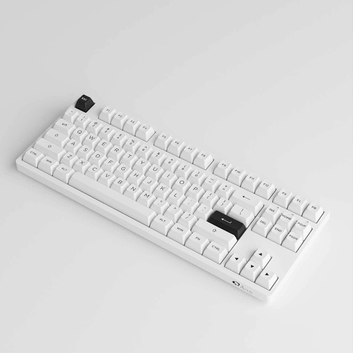 Bàn phím cơ AKKO 3087 RF Black on White - Hàng Chính Hãng