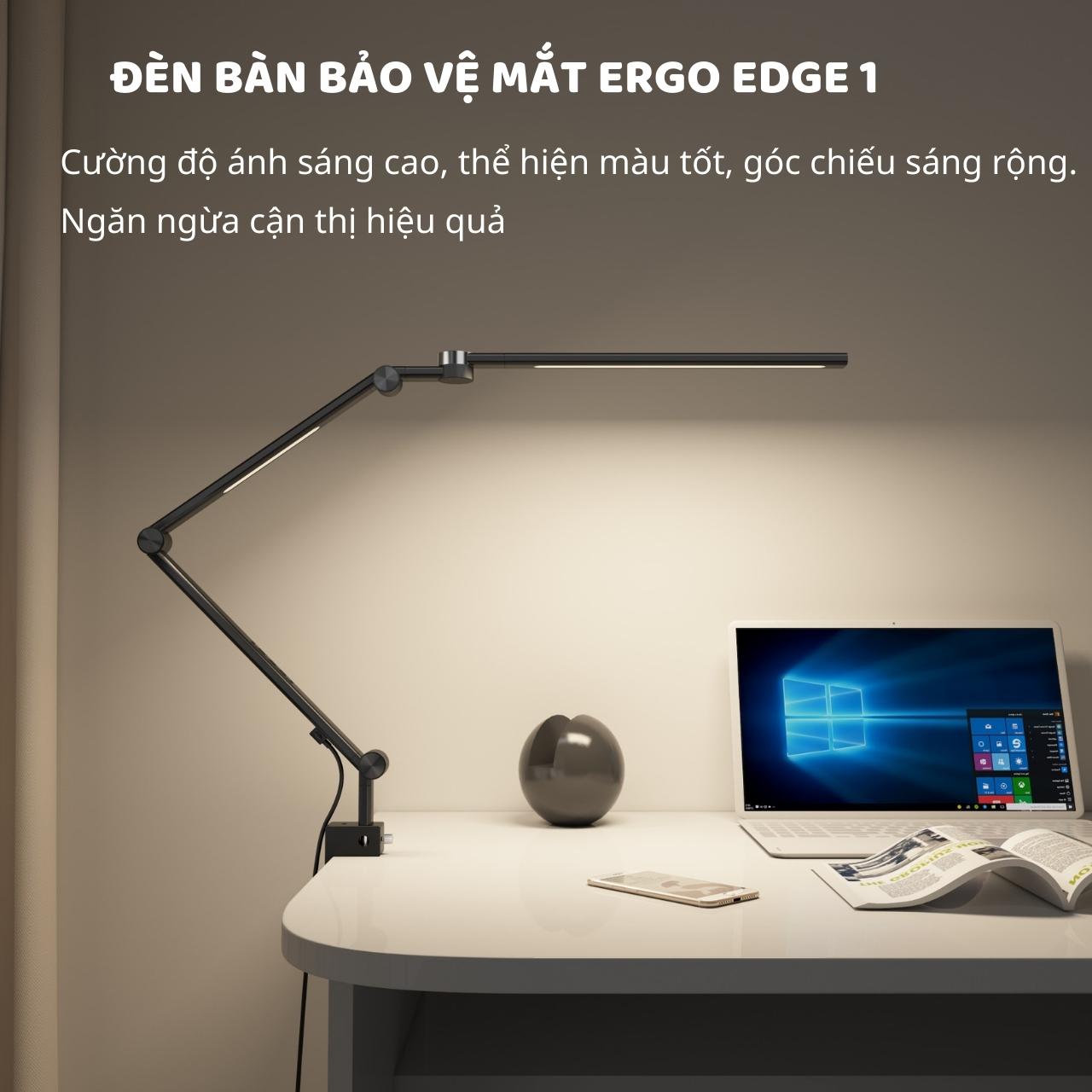 Hình ảnh Đèn bàn học Led bảo vệ mắt Ergo Edge 1 DandiHome chống cận để làm việc, đọc sách cao cấp có thể kéo dài và gấp gọn - 3 chế độ sáng thông minh