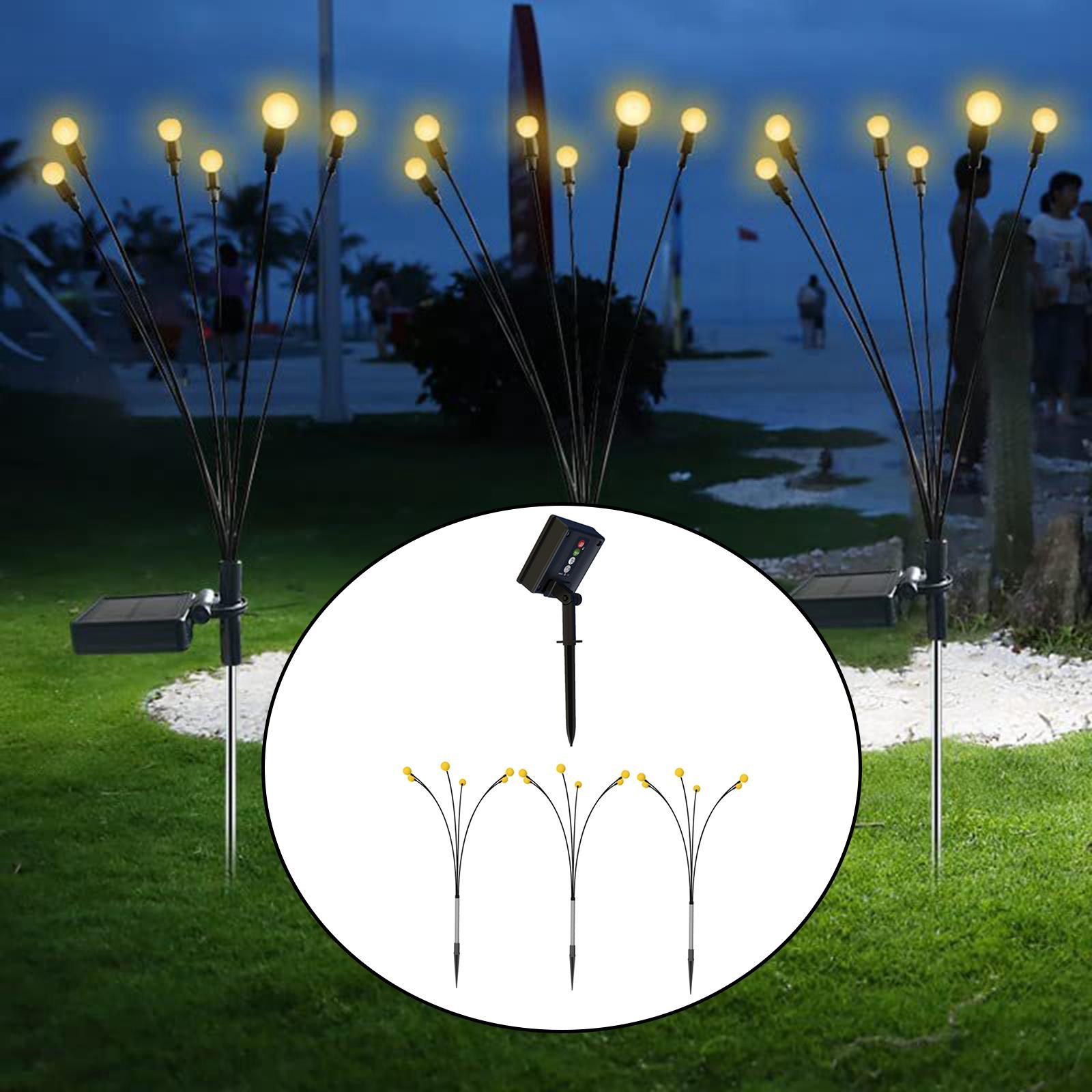 Outdoor Solar Powered Garden Lights IP65 Waterproof for Outdoor Patio Decor