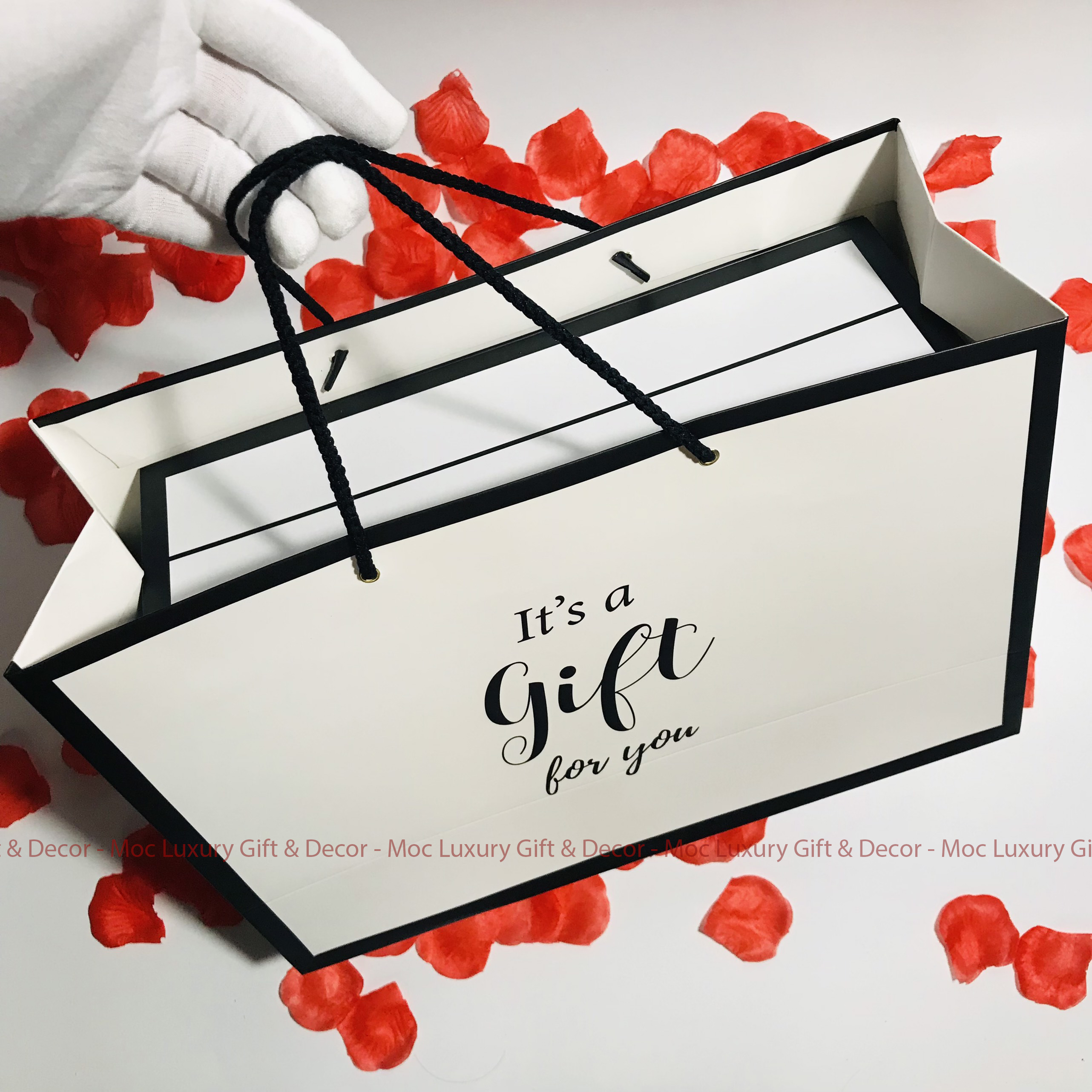 [ 30*20*11 cm] Size to , Hộp Quà tặng Sinh Nhật, Quà Valentine Gift For You, Hộp Kèm Túi Giấy, Giấy Rơm sang trọng