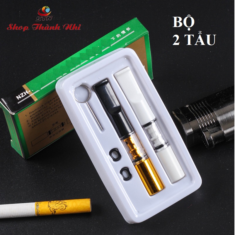 Hình ảnh Hộp 2 tẩu thuốc dùng được cả điếu nhỏ và lớn, giá rẻ, Shop Thành Nhi PCS02