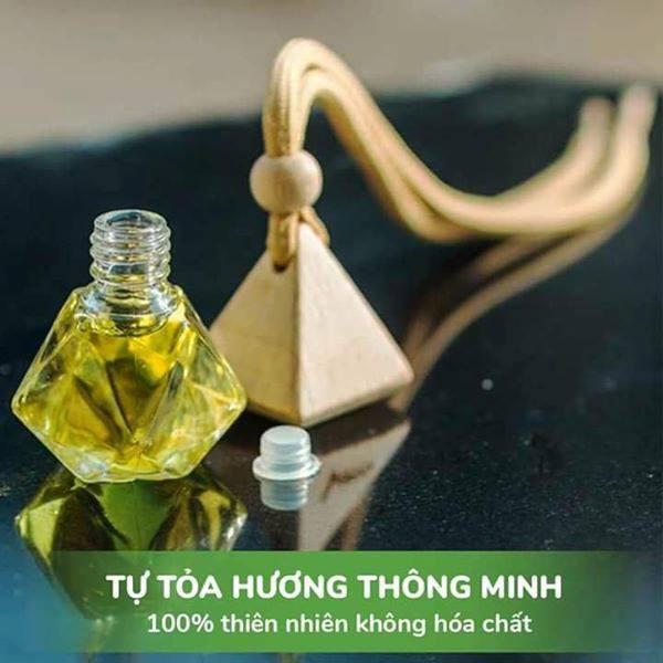 Tinh dầu treo xe, treo phòng Hương Sả chanh tặng 1 lọ tinh dầu 10ml