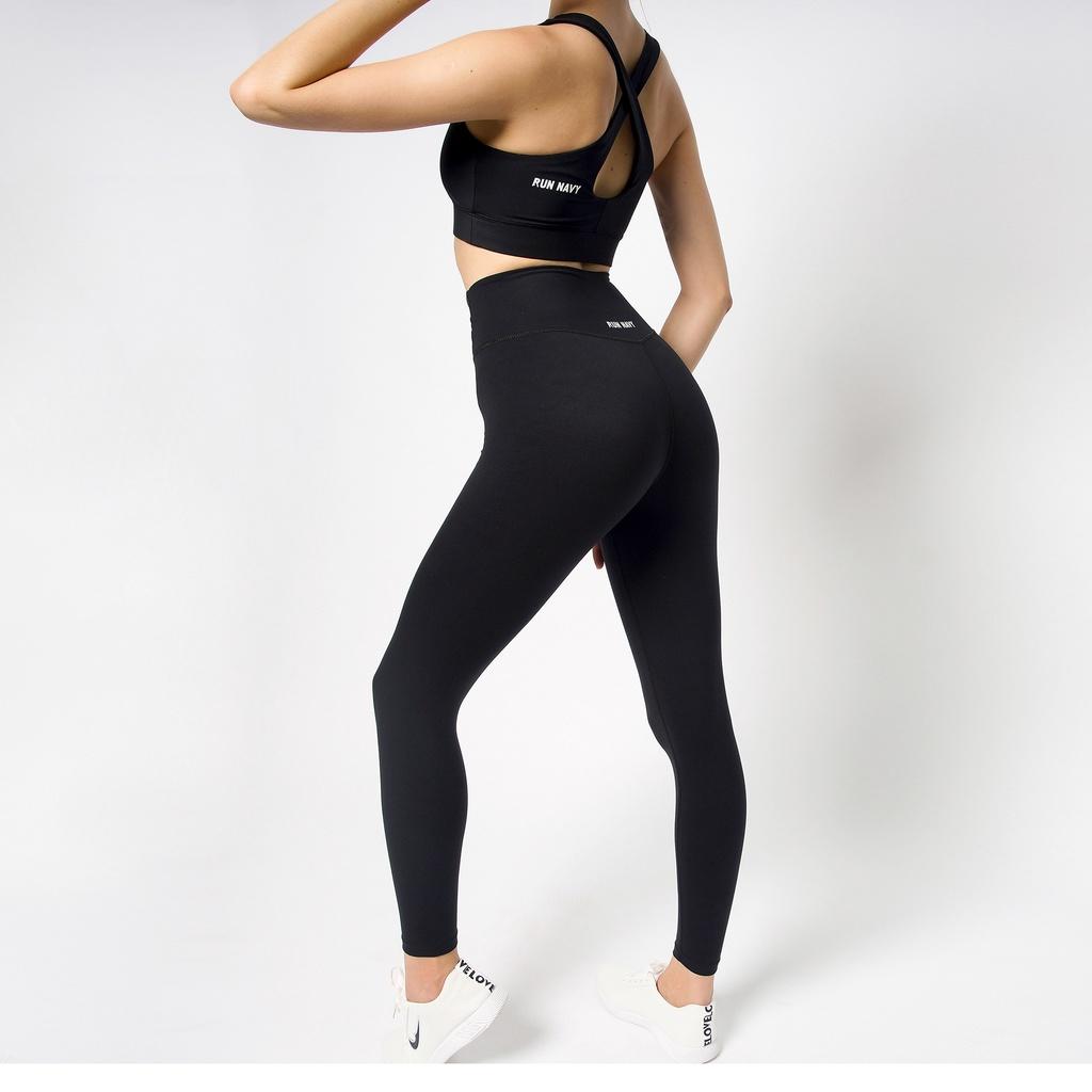 Quần tập gym yoga legging nữ cạp cao WLF18 Eco-friend, nâng mông tôn dáng, vải thấm hút khô thoáng