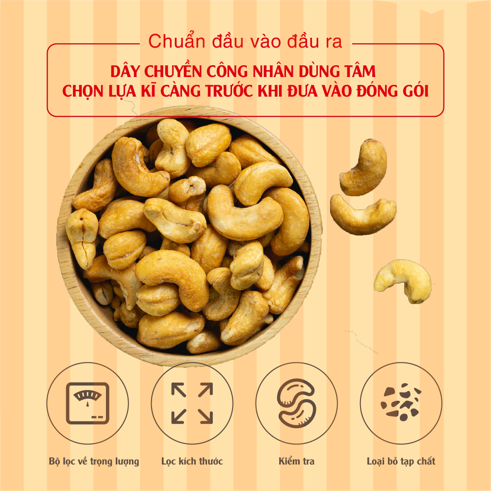 Hạt Điều Vị Cay 454g Dan D Pak