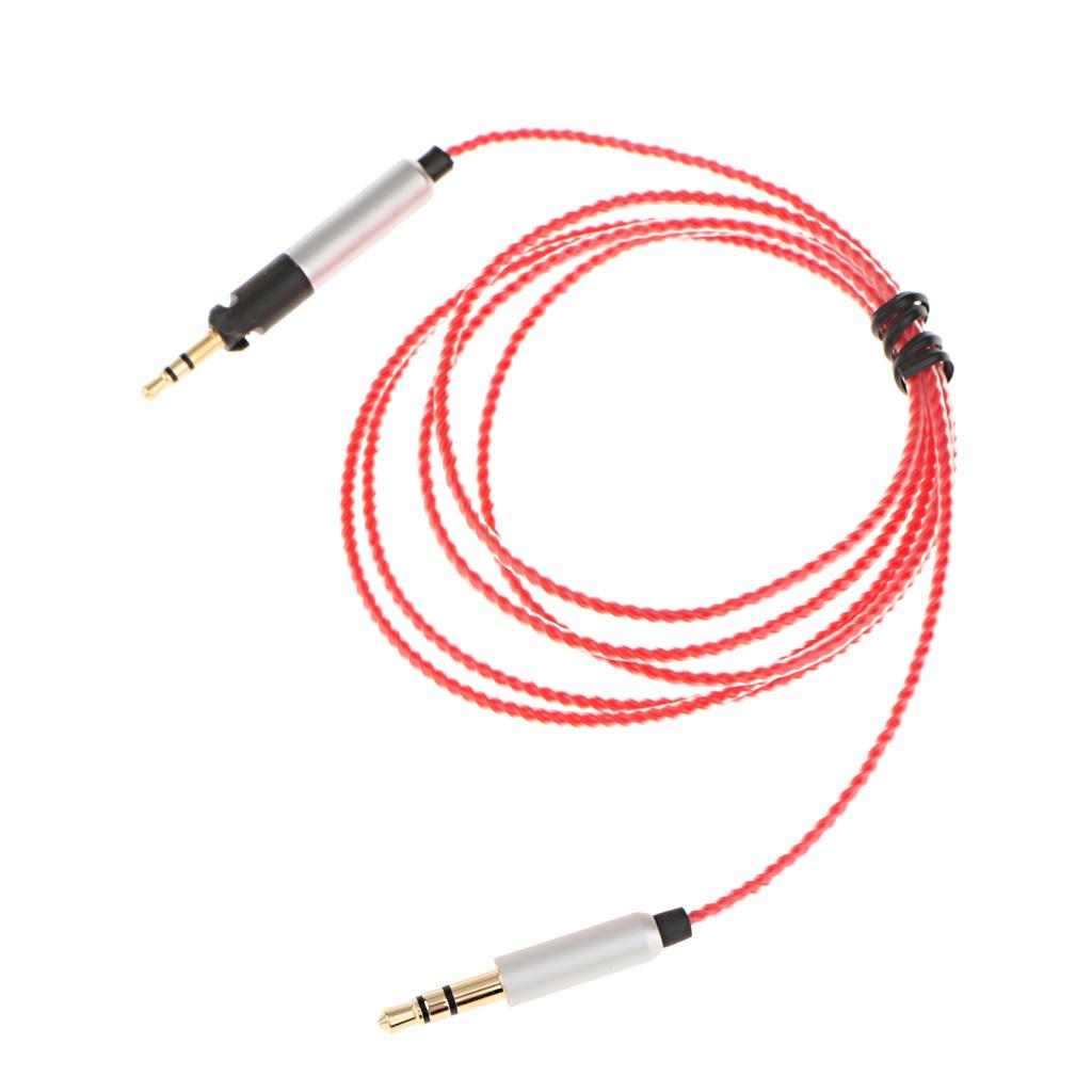 Upgrade Extension Cable Lead for Sennheiser HD598, HD558, HD518 Headphones Tangle-Free Premium Headphone Replacement Audio Cord 1.2m