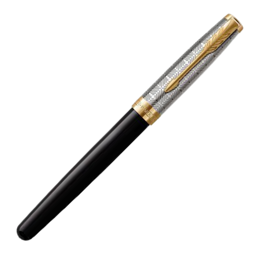 Bút Dạ Bi Parker Sonnet Premium Rollerball Pen – Metal &amp; Black-2119786