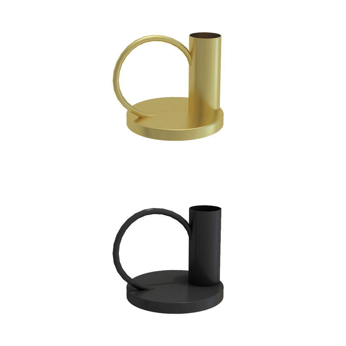 2pcs Candle Holder Multicolor Pillar Candle Stick Candlestick Holder for Home