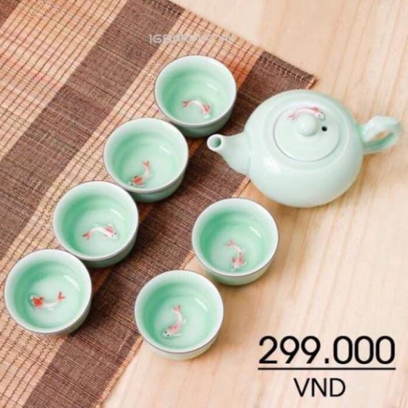 Bộ ấm chén cá