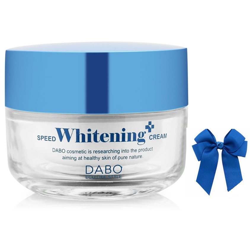 Kem dưỡng trắng da mặt tức thời và lâu dài Dabo Whitening Hàn quốc (50ml) và nơ