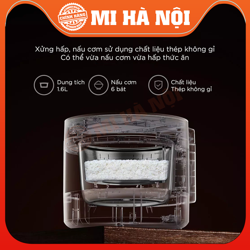 Nồi cơm điện trong suốt Xiaomi Mijia MFB04M 4L - Hàng chính hãng