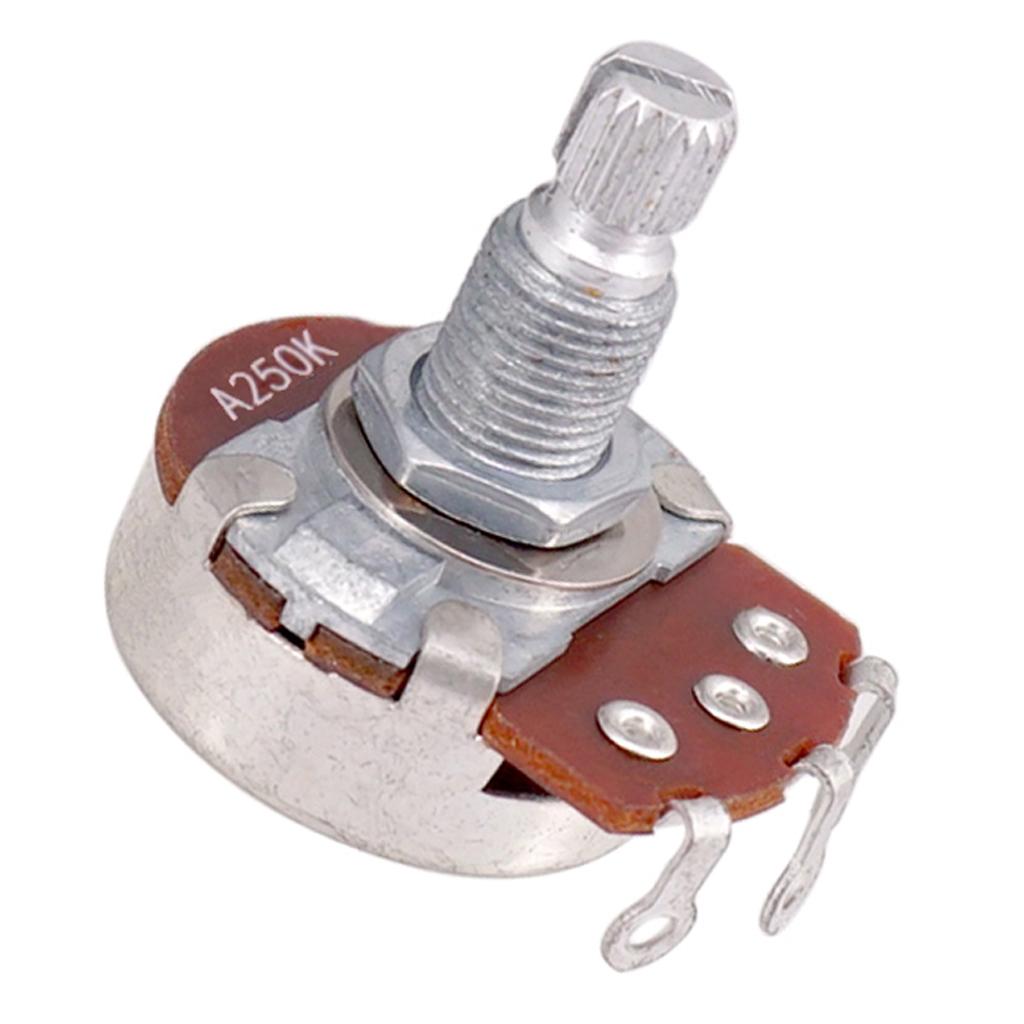 Sunnimix Đàn Guitar Chiết Áp Âm Thanh Nồi A250K B250K Ohm Màu Tập Thay Thế Cho Đàn Guitar Điện Kèm Túi
