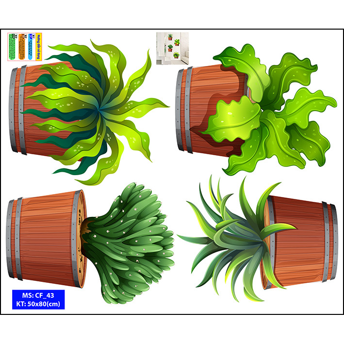 Decal trang trí quán số 43