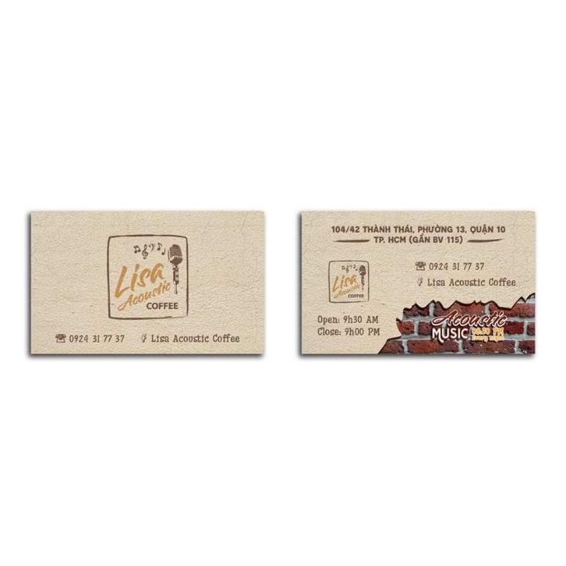 In name card, phiếu tích điểm, voucher giá rẻ