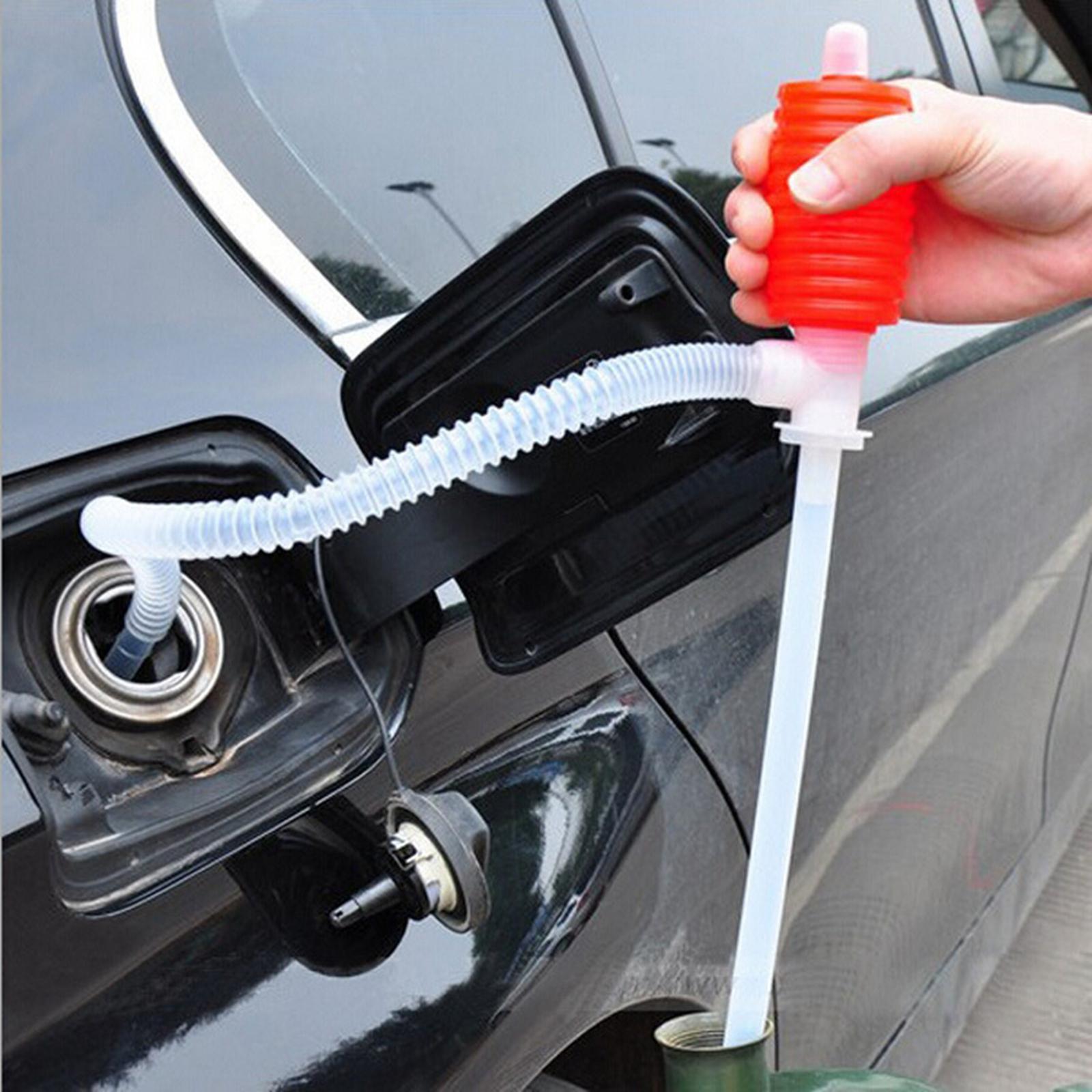 Portable Manual Liquid Transfer Siphon Pump   Gasoline Water