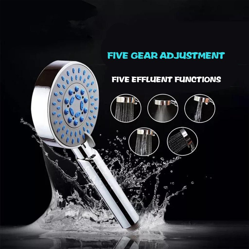 High-Pressure Shower Head Luxurious Rain Shower Head Set Anion High Pressure Bathroom Rainfall Gadgets Water Saving Showerhead