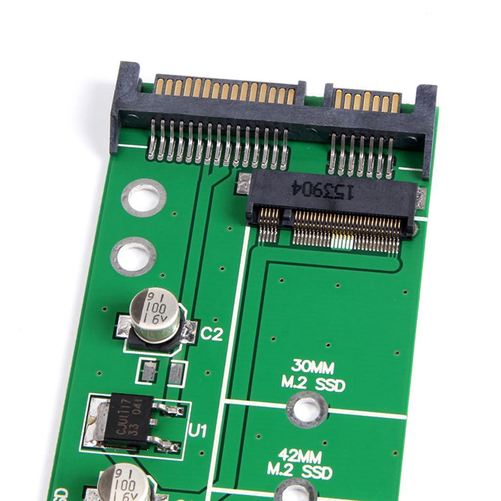 M.2 to III Adapter Card, M2 Converter to SATA3.0 for PC, Support B