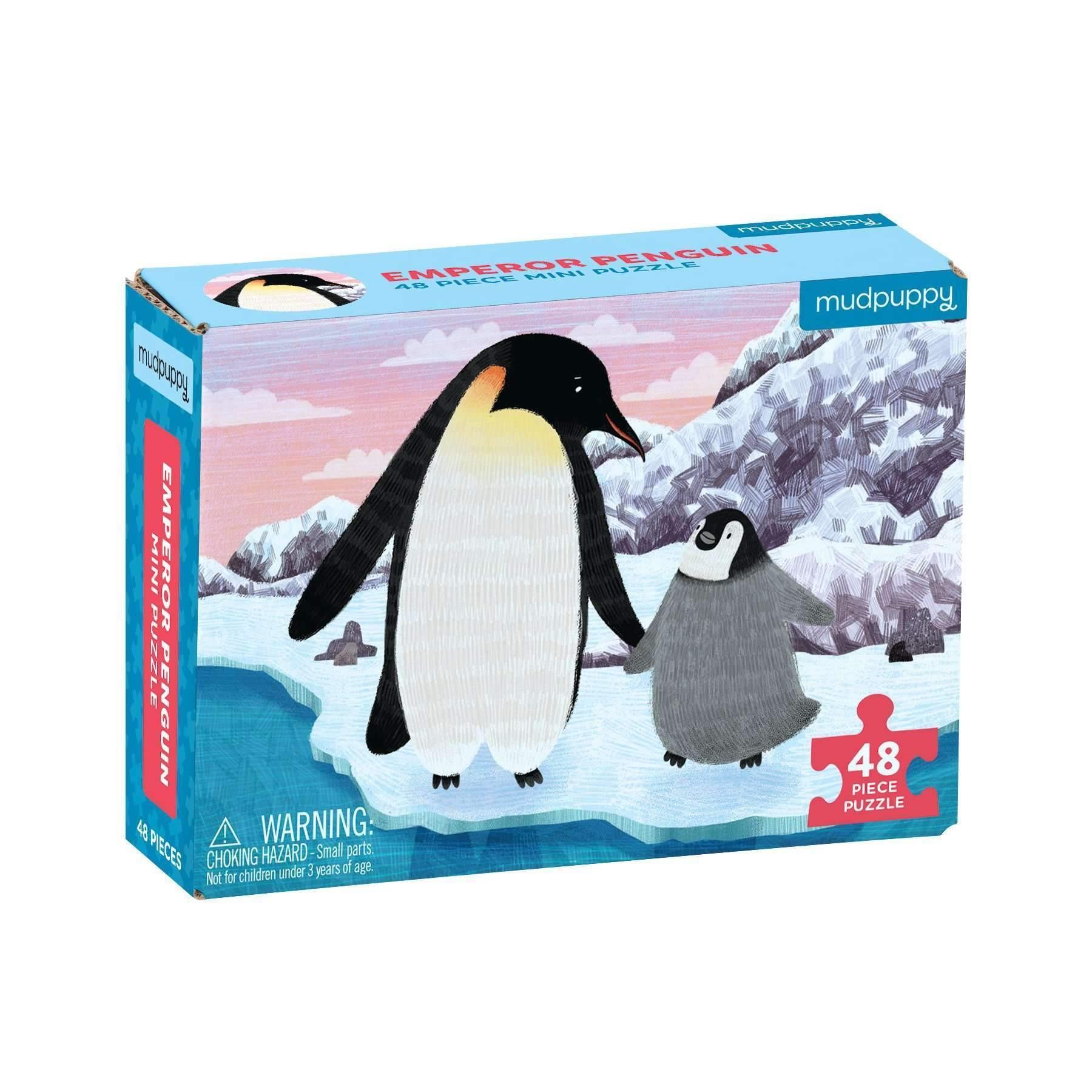 Sách 48 Mini Puzzle: Emperor Penguin