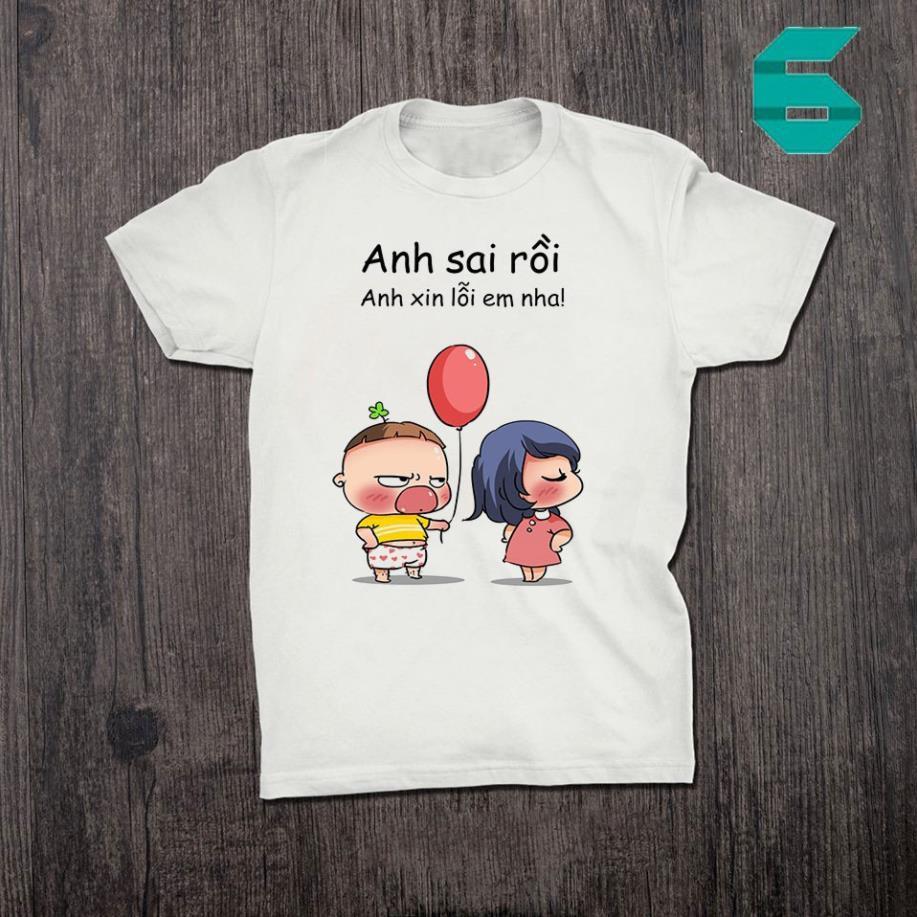 Áo thun in hình Quỳnh Aka dễ thương vải dày mịn đẹp