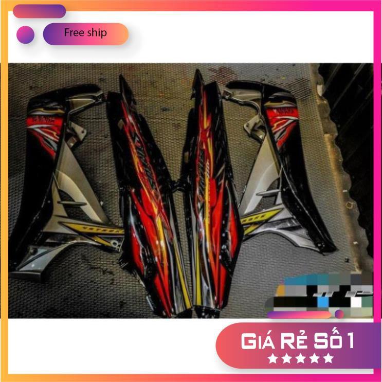 Tem rời dành cho xe Sirius ĐỎ ĐEN