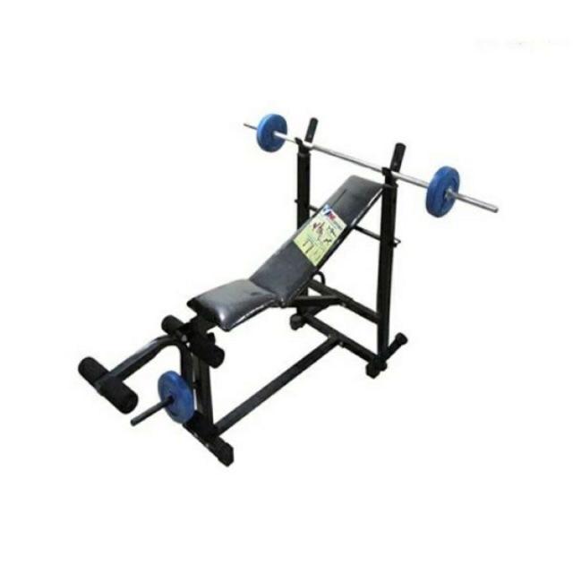 Ghế tập tạ đơn Hoàng Đức Sport XUKI, chưa kèm tạ và đòn
