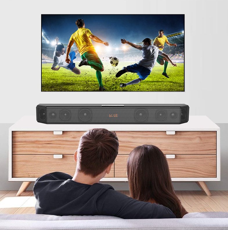 Loa Soundbar 5.1 Bluetooth Hát Karaoke AMOI L9 Tặng Kèm 2 Micro Không Dây AZONE