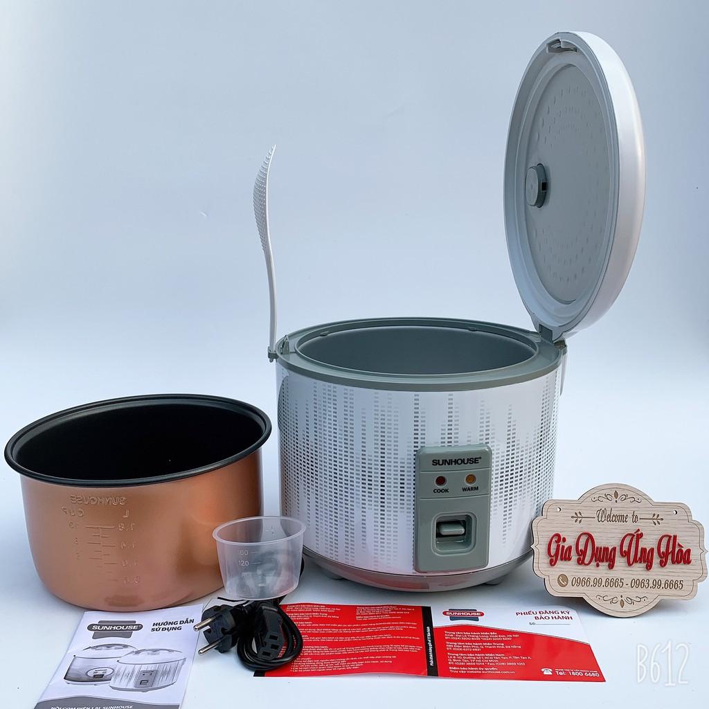 Nồi cơm điện 1,8l sunhouse- hàng chính hãng