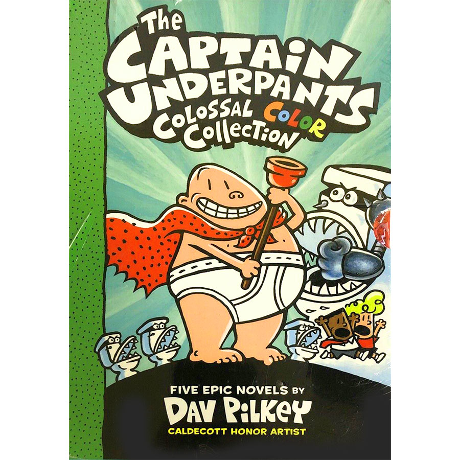 The Captain Underpants Colossal Color Collection (Captain Underpants Volume 1-5 Boxed Set) (Dav Pilkey)