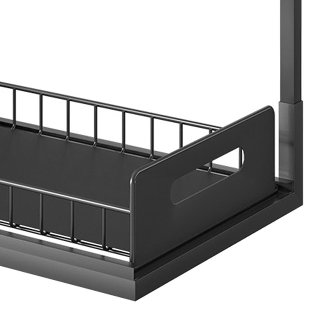 Slide Out Storage Shelves Under Shelf Drawer Pantry Storage for Anti Rust