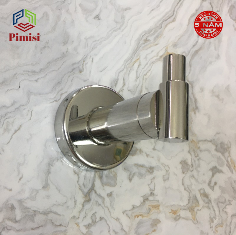 Giá - Móc treo quần áo inox 304 Pimisi PR-045 đơn gắn tường | Hàng chính hãng