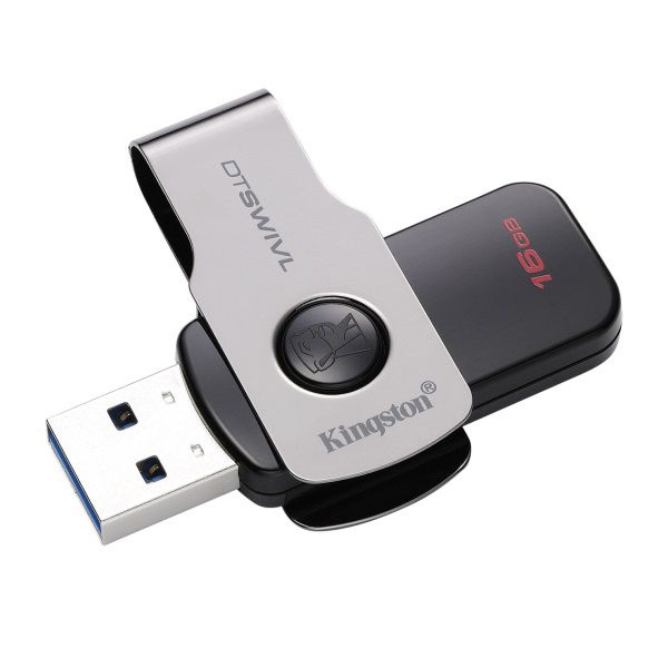 USB 3.1 Kingston DataTraveler SWIVL 16GB DTSWIVL/16GB - Hàng chính hãng