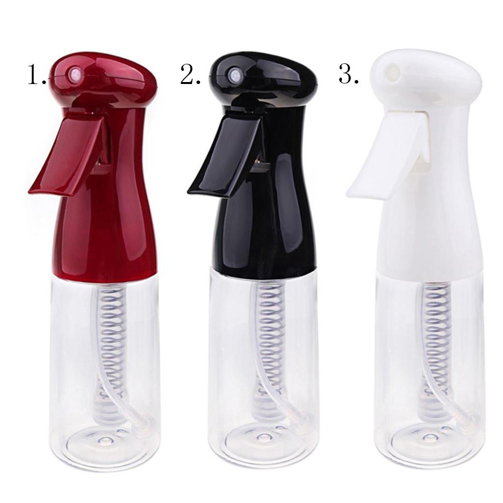 300ml Continuous Spray Water Bottle, Fine Mist Hair Spray Bottle Empty Refillable Trigger Sprayer, Plastic Mist Container