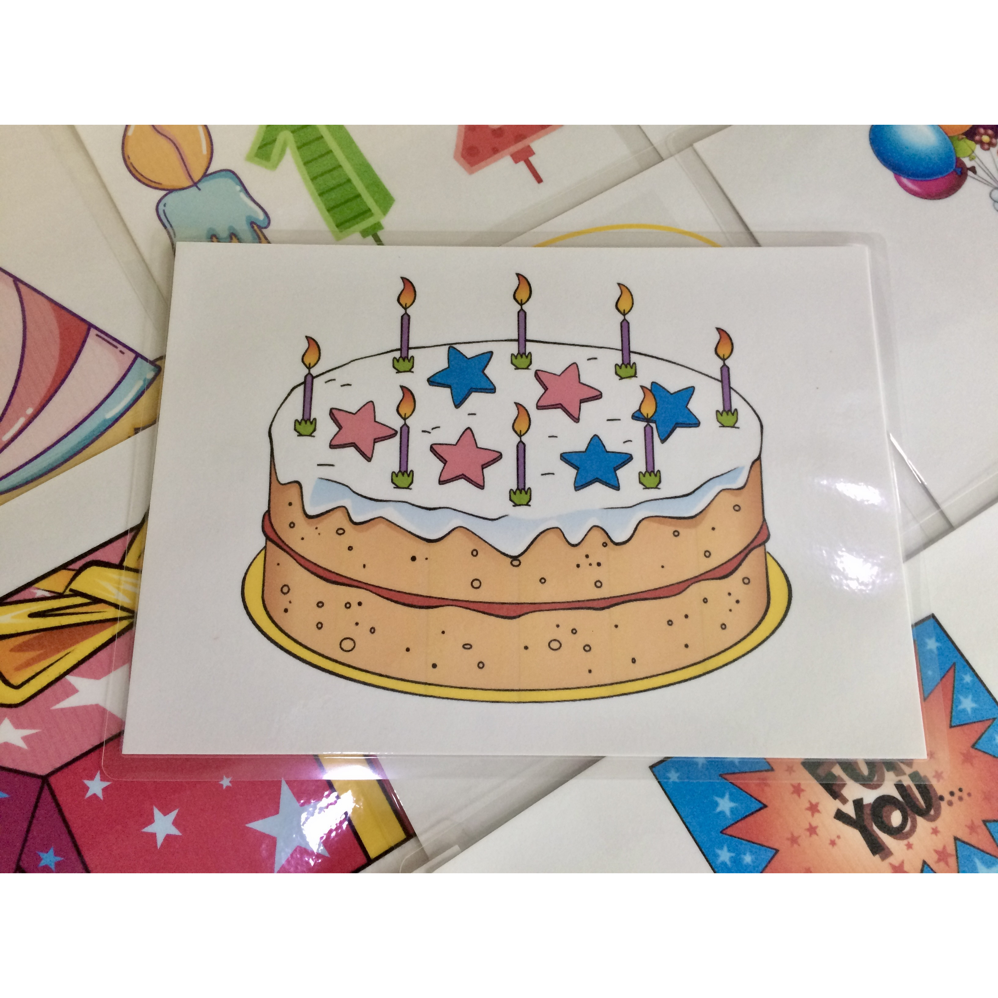 Holiday Flashcards - Set 1: Birthday Party - Thẻ học tiếng Anh chủ đề Các dịp lễ - Bộ 1: Sinh nhật - 10 cards