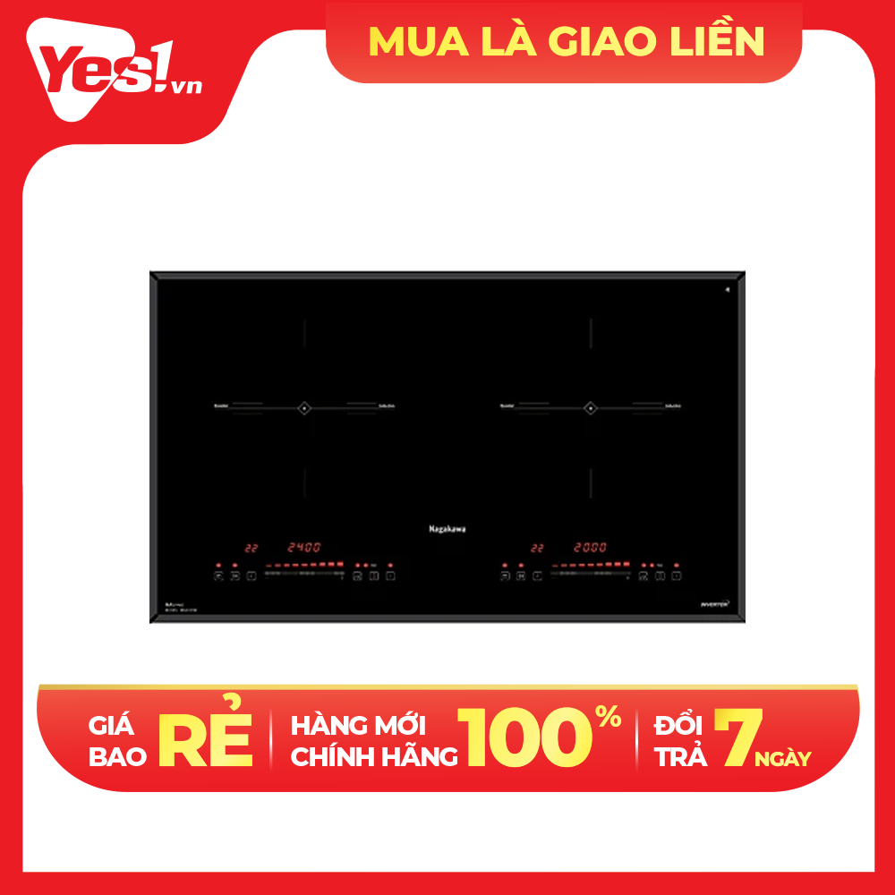 Bếp đôi điện từ Nagakawa NK2C03M - Hàng chính hãng