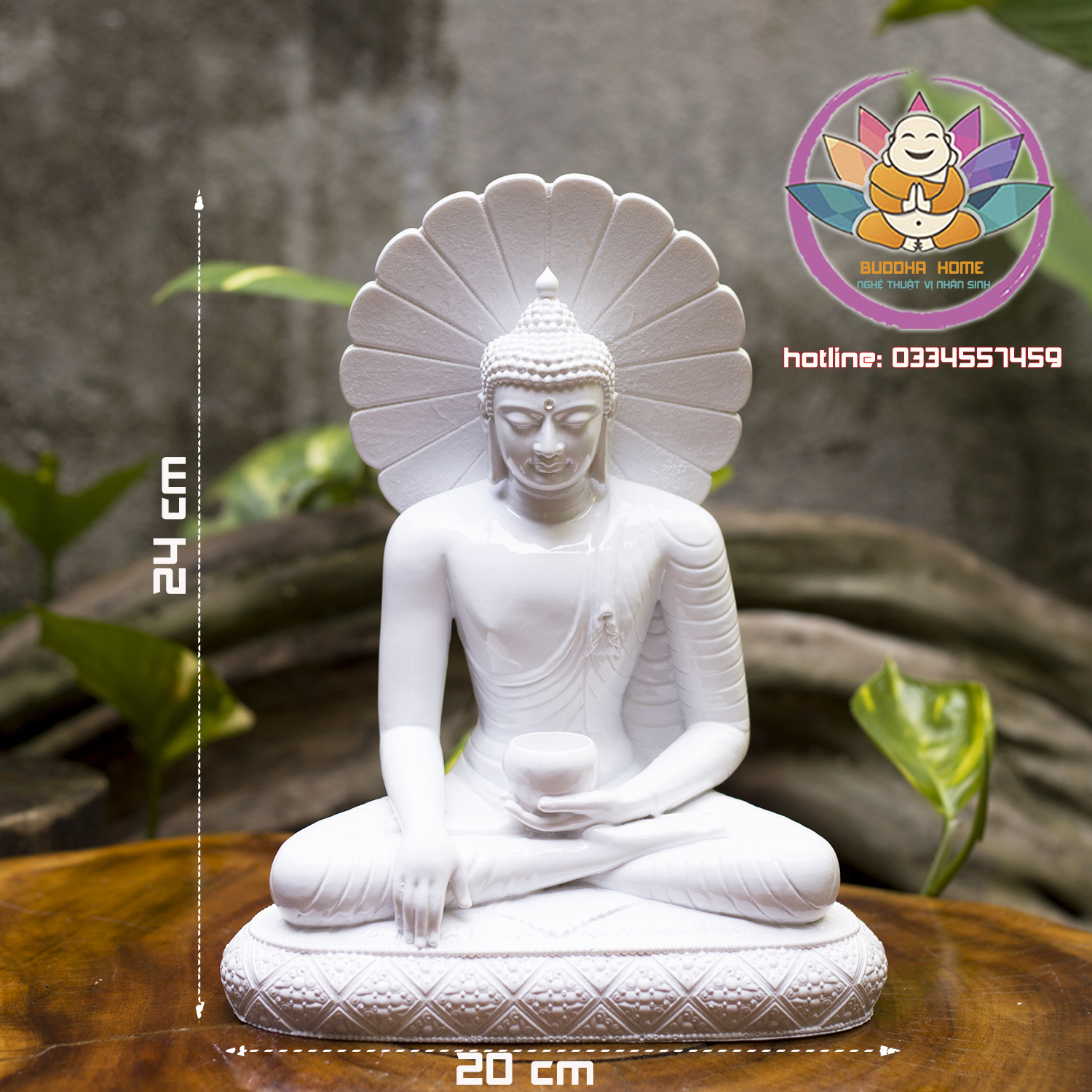 Tượng Phật Ngọc Bổn Sư 24 cm