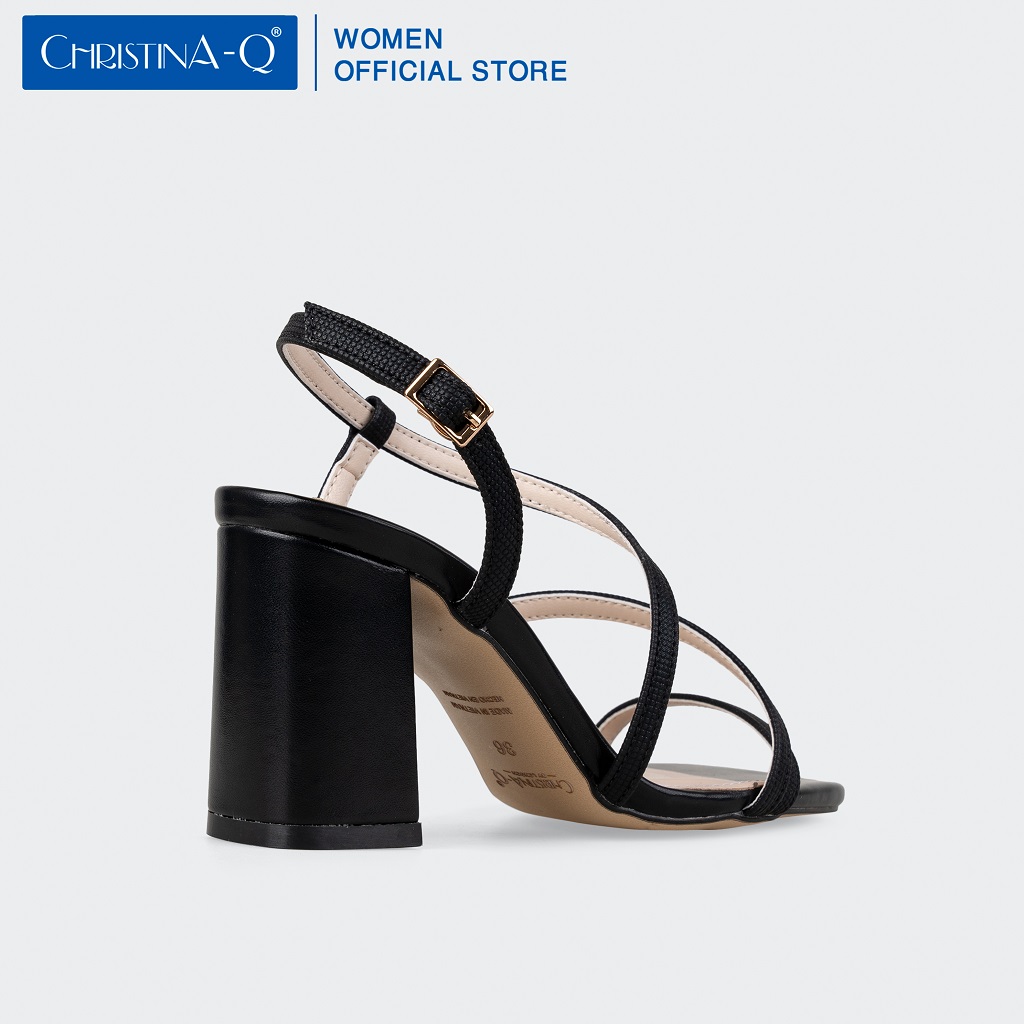 Giày Sandals Nữ Gót Trụ ChristinA-Q XDN292