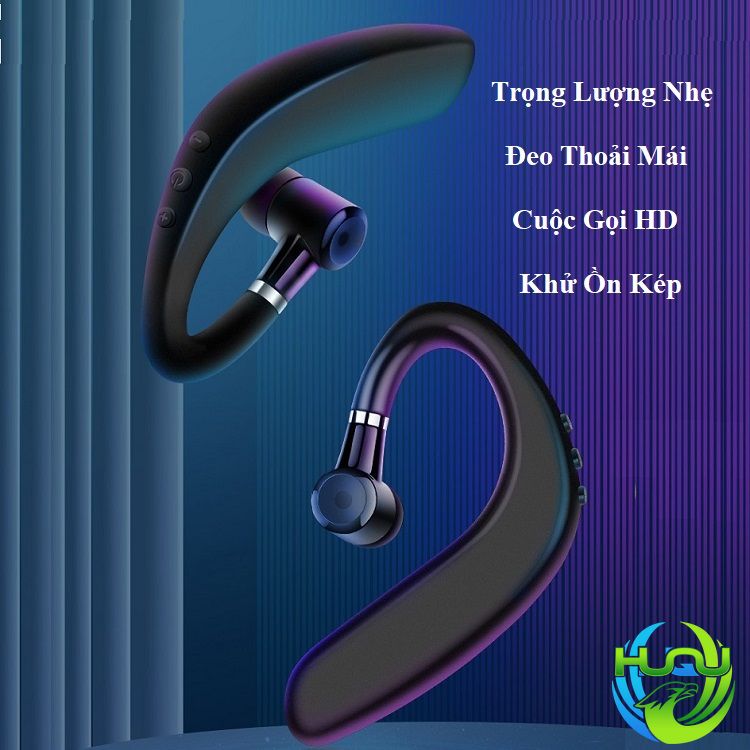 Tai Nghe Tài Xế Giá Rẻ Huqu HQ-S109 Thiết Kế Xoay 180 Độ - Hàng Chính Hãng