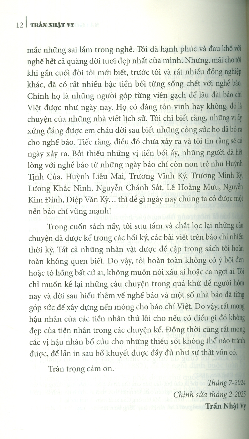 Sài Gòn Chuyện Nghề Báo - Biên Khảo