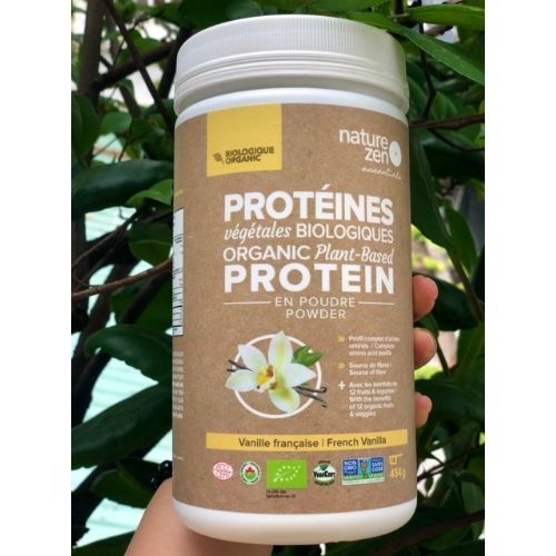 BỘT PROTEIN THỰC VẬT HỮU CƠ NATURE  ZEN CAO CẤP - VỊ VANI 468G